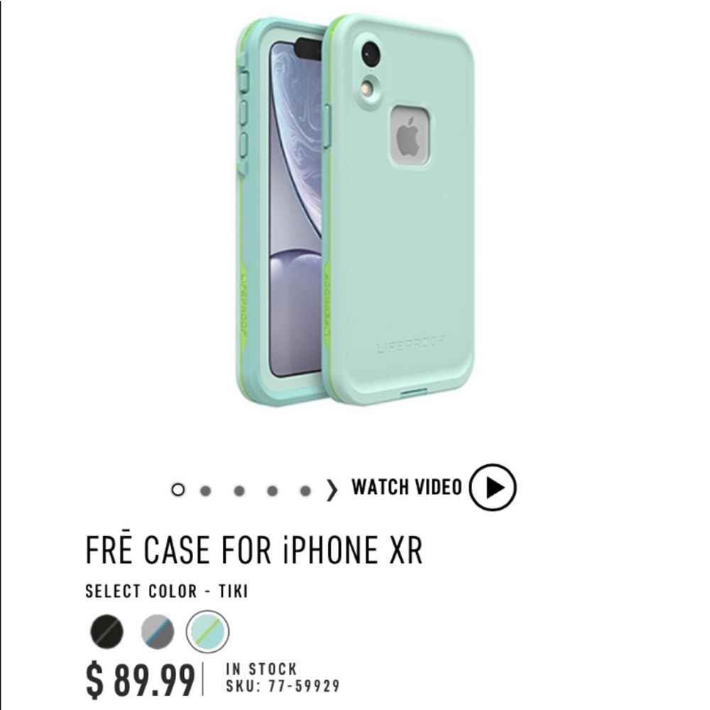 Brand New I Phone XR Lifeproof Fre case